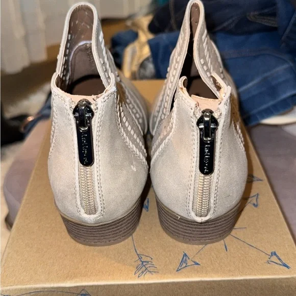 Indigo Beige Ankle Booties - Picture 4 of 5